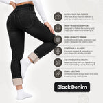 Quela Fleece lined Denim Jeans