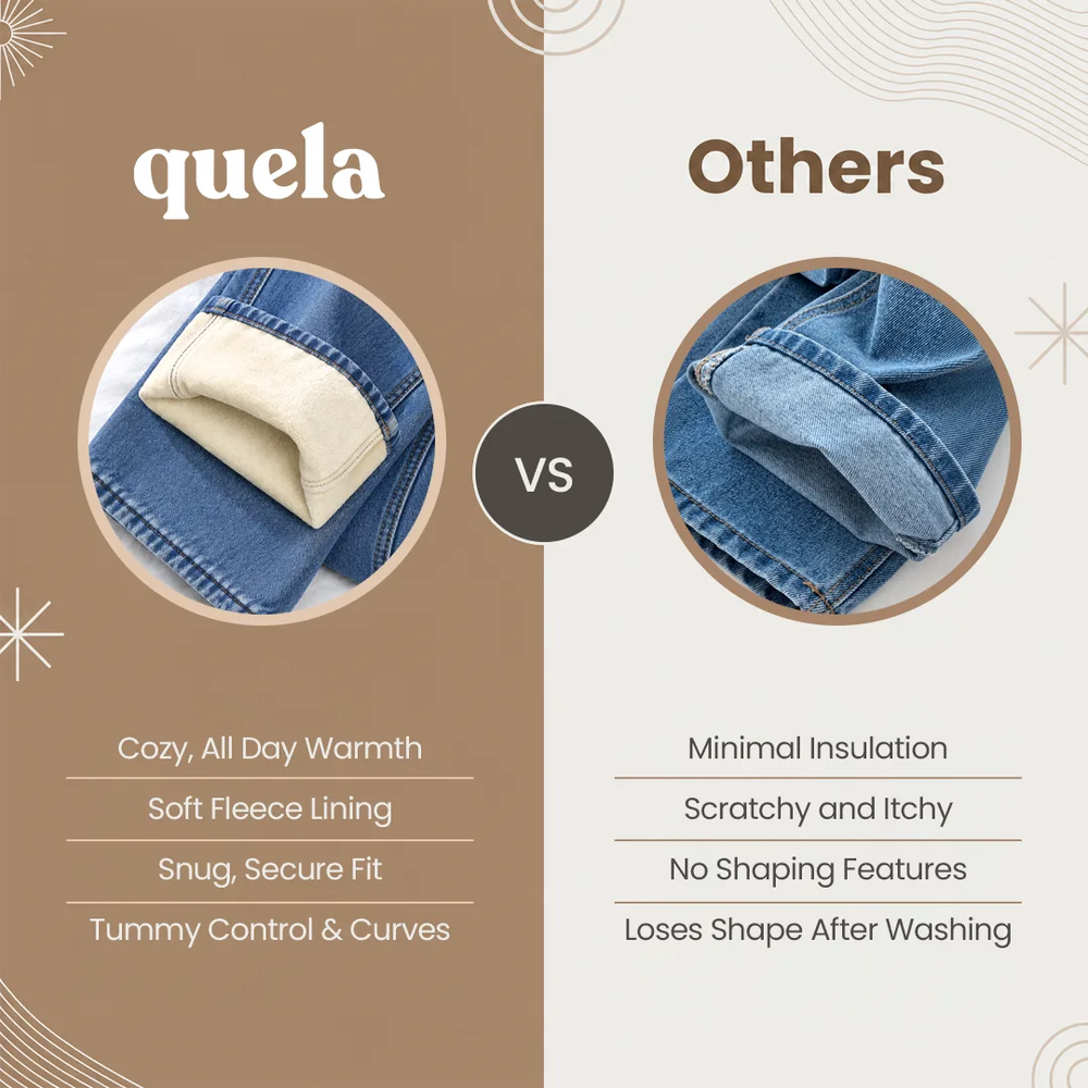Quela Fleece lined Denim Jeans
