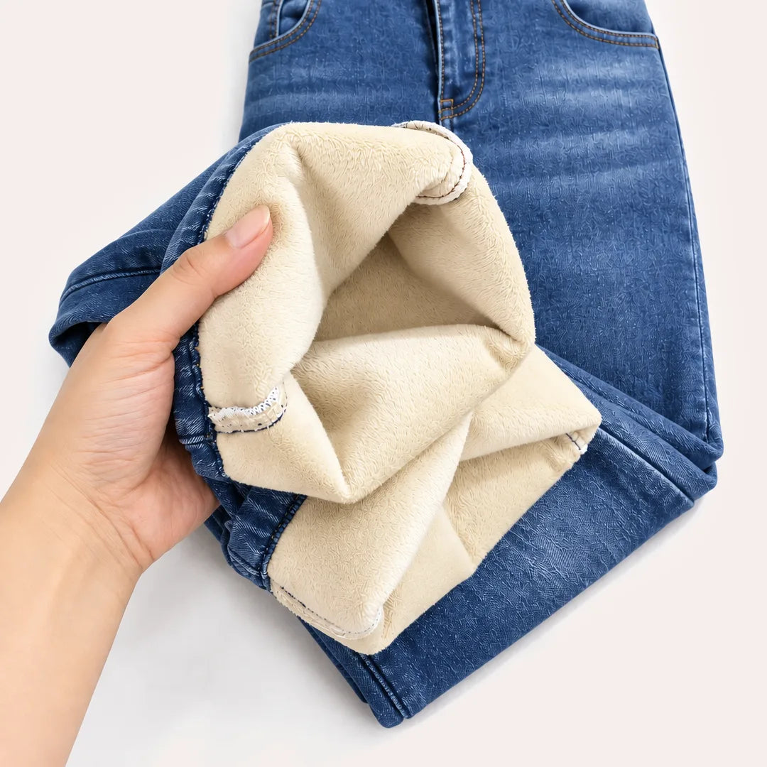 Quela Fleece lined Denim Jeans