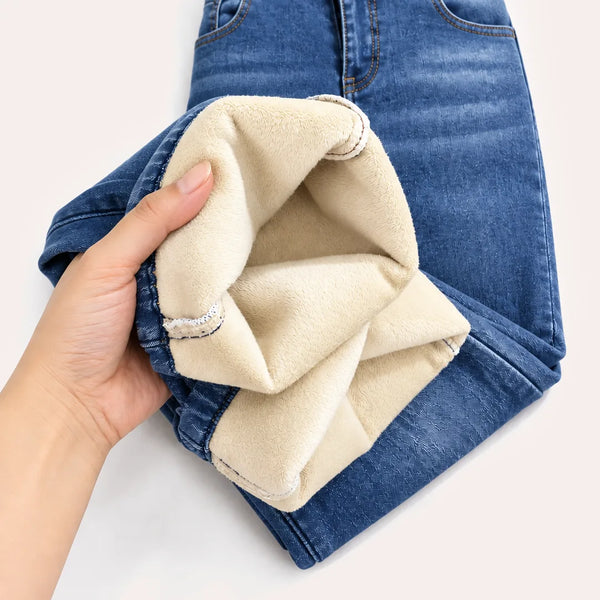 Quela Fleece lined Denim Jeans