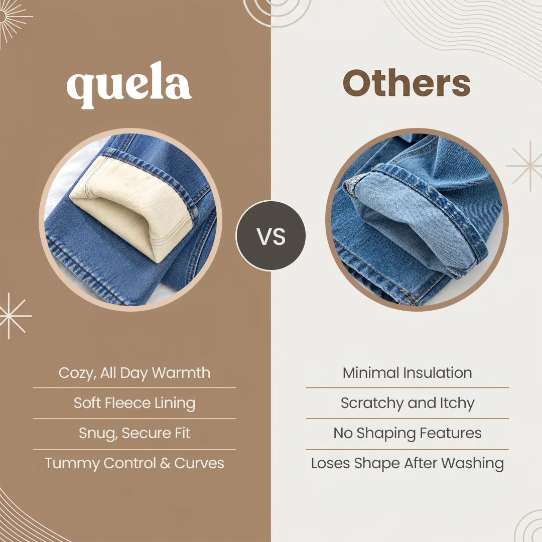 Quela Fleece lined Denim Jeans